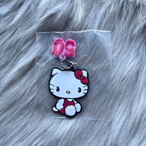 HELLO KITTY 50TH ANNIVERSARY ラバーキーホルダー