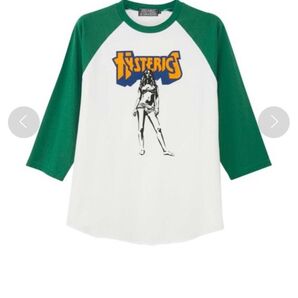 【人気】HYSTERIC GLAMOUR ヒステリックグラマー BAD AS MAMA 七分袖Tシャツ 02231CL01