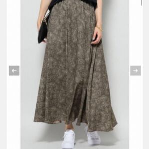 新品 タグ付き プラージュ ペイズリースカート ロングスカート