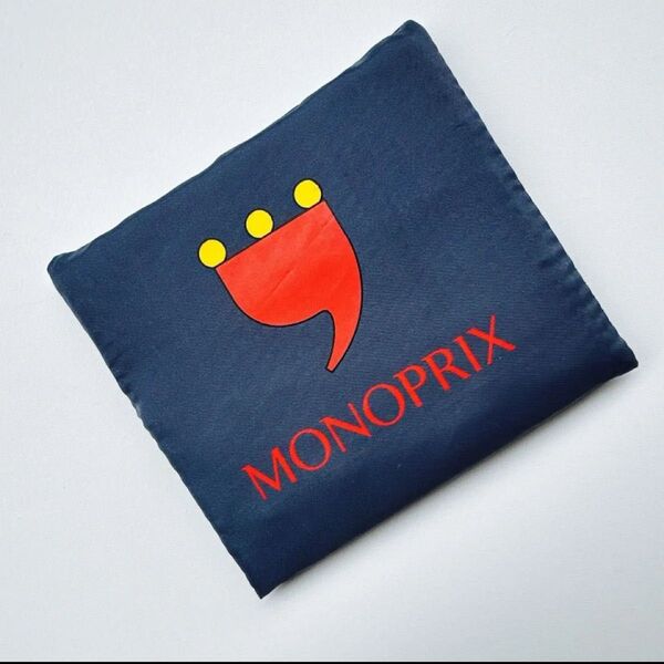 モノプリ エコバッグ MONOPRIX オーヴェルニュ地域限定柄 紋章柄 パリ土産 フランス 定番 トートバッグ レア