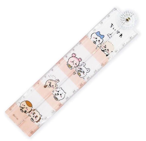 ★新品★ちいかわ★分度器つき折り定規★ものさし★モグモグ