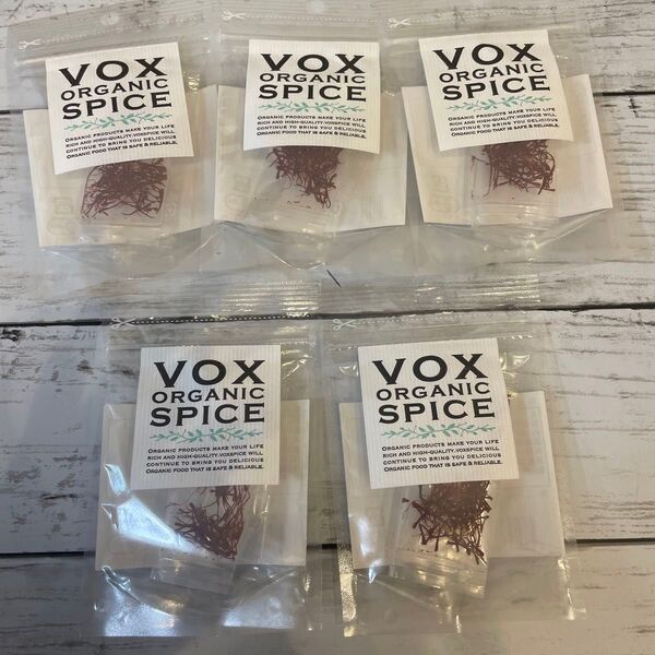 Vox Organic Spice オーガニック サフラン 0.2g スパイス
