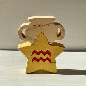 ハンドメイド 星座の組木 みずがめ座