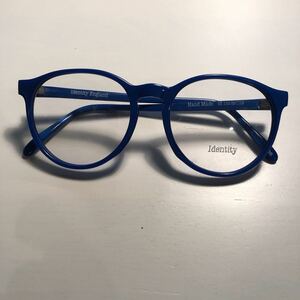 メガネフレーム 英国製　ビンテージ　ブルー