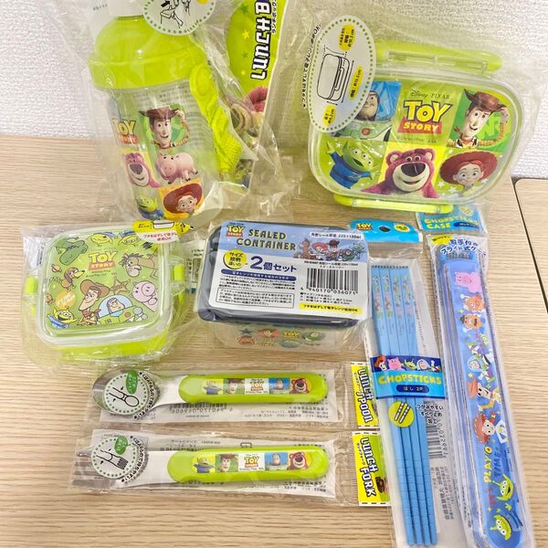 ディズニー トイストーリー 弁当箱 カトラリー 水筒 8点セット
