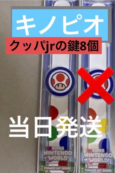 パワーアップバンド キノピオ鍵8個 USJユニバ スーパーニンテンドーワールド