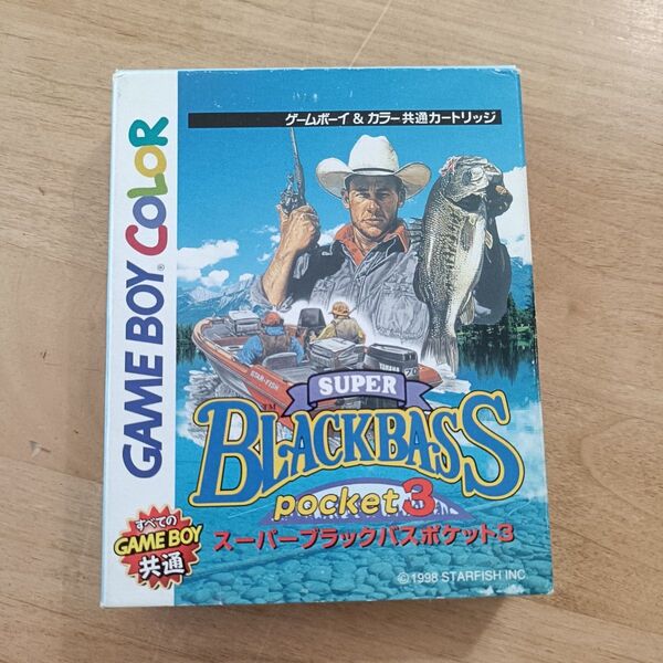 【GBC】スーパーブラックバスポケット3 箱説付き ゲームボーイカラー