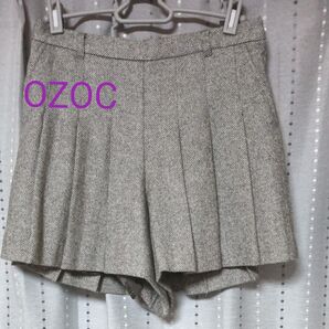 【OZOC】プリーツ ショートパンツ