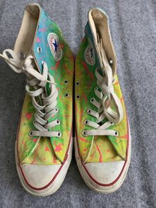 80s CONVERSE オリジナル コンバース オールスター アメリカ製 ビンテージ ペンキ USA製 vintage