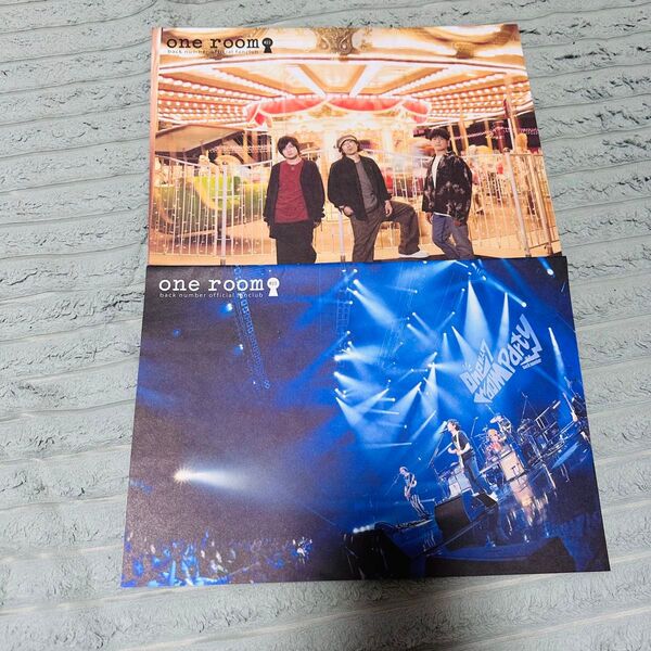 one room/back number/会報誌/#22.23/ファンクラブ