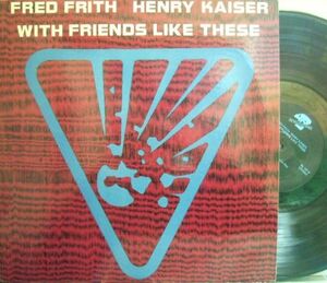 3 sheets free shipping [ rice Metalanguage]Fred Frith - Henry Kaiser/With Friends Like These