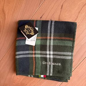 Orobianco タオルハンカチ グリーン 未使用