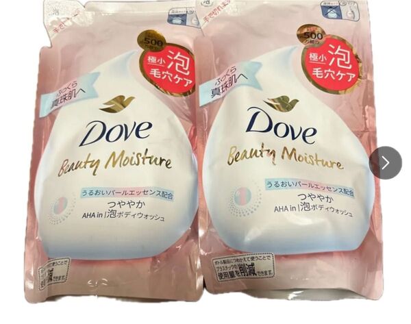 ダヴ ボディソープ ビューティーモイスチャー つややか 泡ボディウォッシュ もぎたてアップルの香り 詰め替え用 430g×2袋
