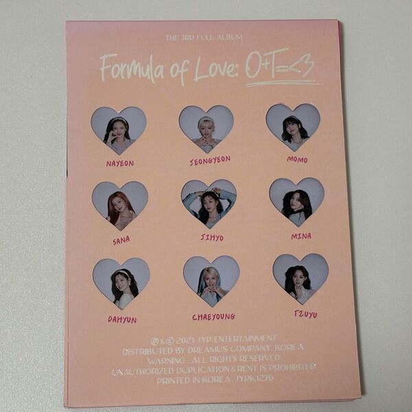 TWICE Formula of Love: O+T=<3