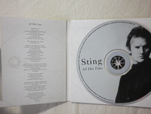 限定盤 『Sting/All This Time(1991)』(England盤,特殊ジャケ仕様,3track,Live音源,シリアルナンバー入り)_画像3