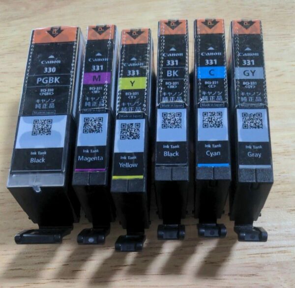 標準タイプ Canon BCI-330 BCI-331 6本 6個 純正インク キヤノン 6色パック 330 Canon