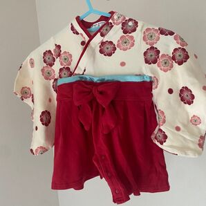 ベビー袴ロンパース 70