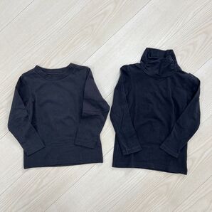 西松屋 黒 Tシャツ 2枚セット
