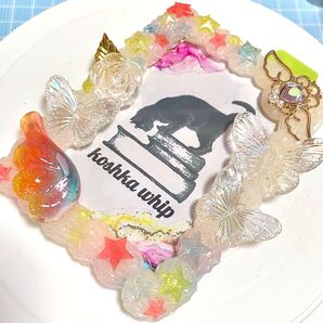 #105 ホイップデコ トレカケース 天使 平成 虹色