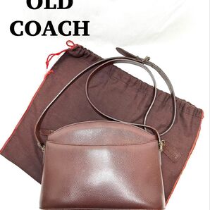 【美品】COACH オールドコーチ ショルダーバッグ イタリア F5E-4405