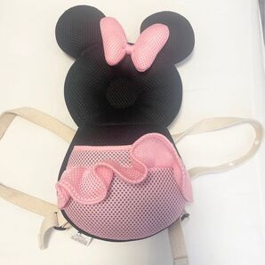 ★美品★ ヘッドガード ミニーキャラクター リュック