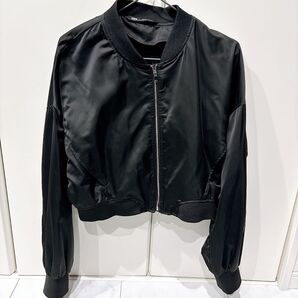 ZARA【S】ショートジャケット ブラック