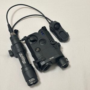 ラスト1 IR搭載 PEQ15 M600 ウェポンライト AXONスイッチ 3点セット BK
