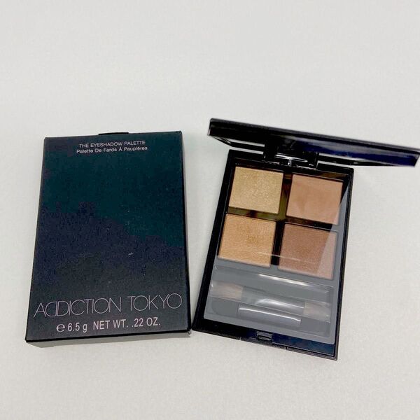美品 ADDICTION アディクション ザアイシャドウパレット 004 Timeless Gold SUQQU THREE