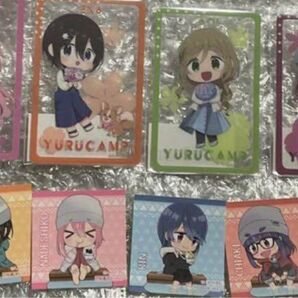 WV.ゆるキャン△ ステッカー、キャラpicセット
