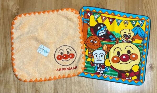 《新品》アンパンマン ミニタオル 2枚セット タオル マイクロファイバー アンパンマン