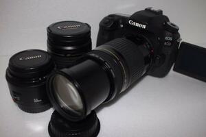 キャノン Canon EOS 80Dトリプルレンズセット★☆365