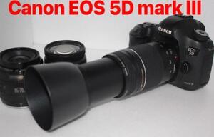 キャノン Canon EOS 5D MarkIII トリプルレンズセット★☆169