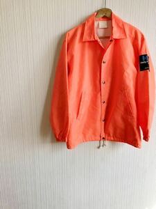 90s VINTAGE Helly Hansen ヘリーハンセン SEA LIFE コーチジャケット M オールド ビンテージ 蛍光オレンジ ゴールドウィン取扱い