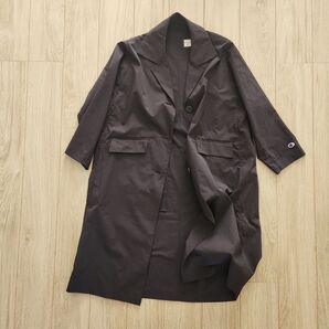 Champion チャンピオン スプリングロングコート ストレッチ ブラック
