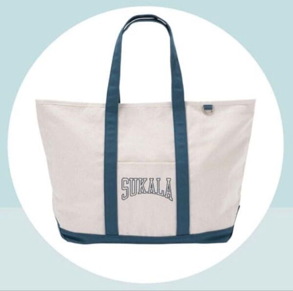 新品未開封★非売品★SUKALA スカーラ ロゴ 刺繍 トートバッグ ノベルティ