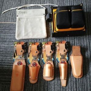 工具入れ 工具差し 革製ツールポーチ ツールケースセット