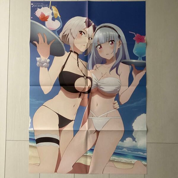 「アズールレーン Queen’s Orders」+「アイドルマスターシンデレラガールズU149」B2特大両面ピンナップポスター