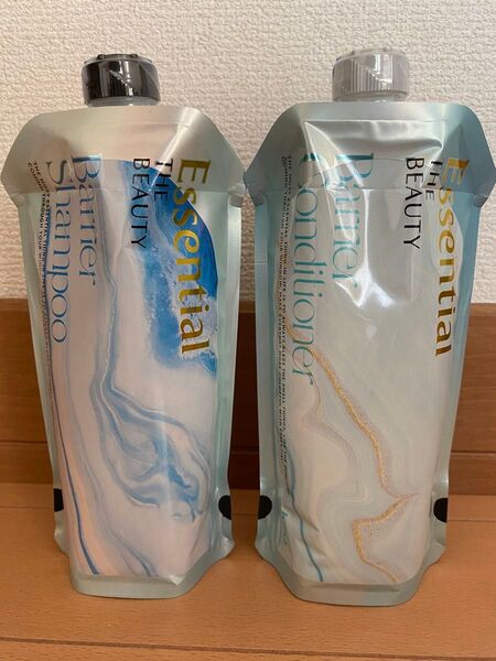 花王 エッセンシャル ザビューティ バリアシャンプー&コンディショナー 限定デザイン ペアセット(340ml+340ml)