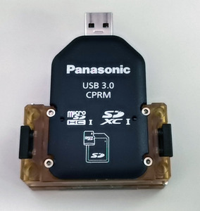 パナソニック SD/SDHC/SDXC/microSD/microSDHCカード用 USB3.0 CPRM対応 テスト ソケット リーダーライター 特別仕様 希少