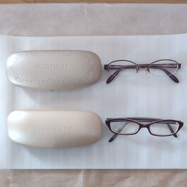 JILL STUART メガネフレーム&ケース 2セット