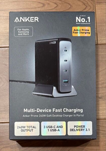 新品未開封 Anker Prime 240W GaN Desktop Charger