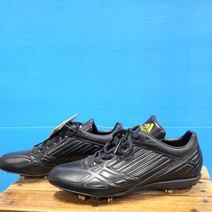 adidas (アディダス) g59360 アディゼロ フィックスメタル low ブラック×ブラック×メタリックゴールド