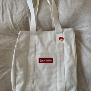 Canvas Tote シュプリーム トートバッグ ボックスロゴ ホワイト