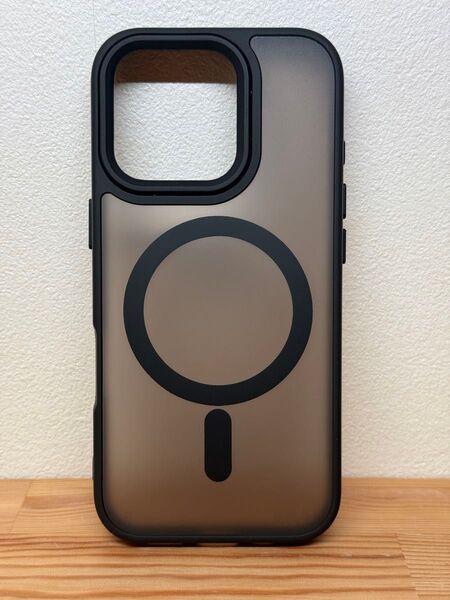 iPhone 16Pro MagSafe対応ケース クリアブラック