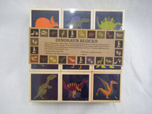 Uncle Goose　アンクルグース　DINOSAUR BLOCKS　ダイナソーブロック　新品_画像1