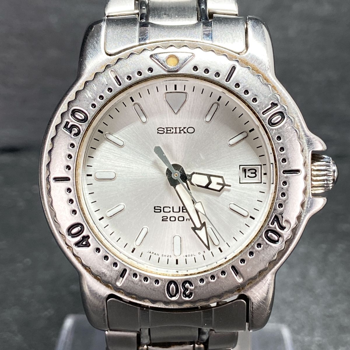 SEIKOセイコー スキューバ200m 5H25-6060 デイ 稼働