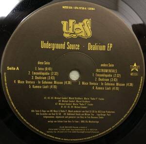 GERMAN HIPHOP / UNDERGROUND SOURCE / UGS / DEALIRIUM EP / EMCEEKLOPADIE / MACE VENTURA IN GEHEIMER MISSION / KAMERA LAUFT