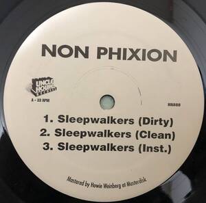 NON PHIXION / THUG TUNIN (CYPRESS HILL ～KILLA MAN TRACK使用) / SLEEPWALKERS / UNDERGROUND HIPHOP / SPECIAL LIMITED PRESS