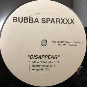 US PROMO ONLY / 50 CENTS IN DA CLUB REMIX/ BUBBA SPARXXX / IN THE MUDD / BW DISAPPEAR / レア盤