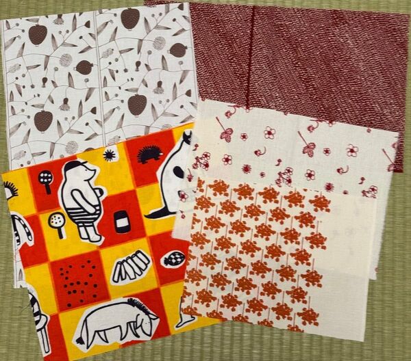 マリメッコ marimekko ハギレ カットクロス パッチワーク ハンドメイド コットン 生地 レア ヴィンテージ
